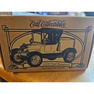 NIB Ertl Collectibles 1918 Ford Runabout Die Cast Metal Vehicle Bank.